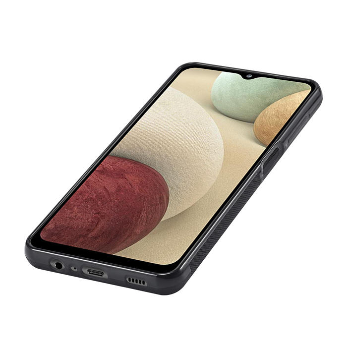 LC.IMEEKE Samsung Galaxy A22 4G Carbon Fiber Texture Phone Cover