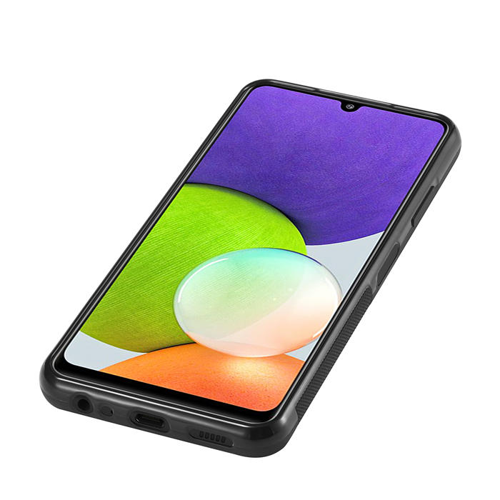 LC.IMEEKE Samsung Galaxy A22 5G Carbon Fiber Texture Phone Cover