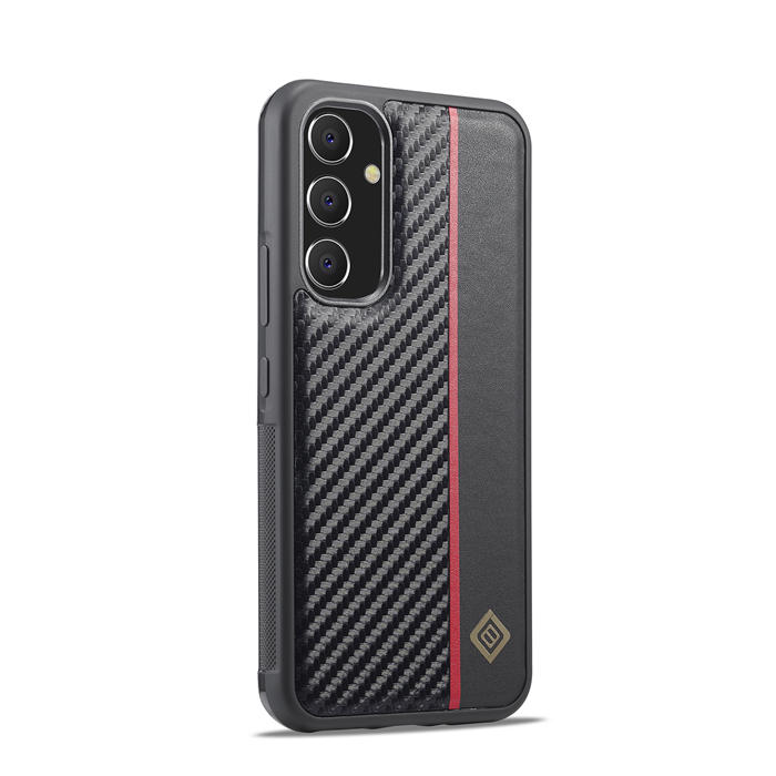 LC.IMEEKE Samsung Galaxy A24 4G Carbon Fiber Texture Phone Cover