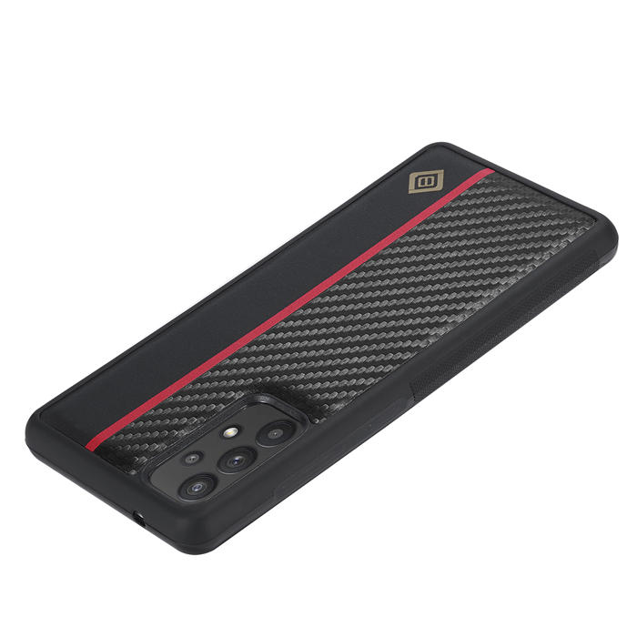 LC.IMEEKE Samsung Galaxy A32 5G Carbon Fiber Texture Phone Cover