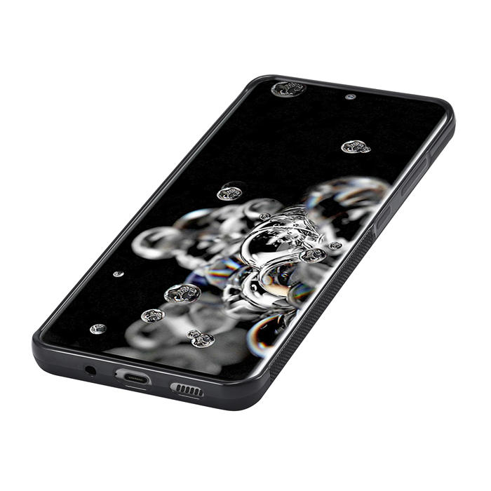 LC.IMEEKE Samsung Galaxy S20 Ultra Carbon Fiber Texture Phone Cover