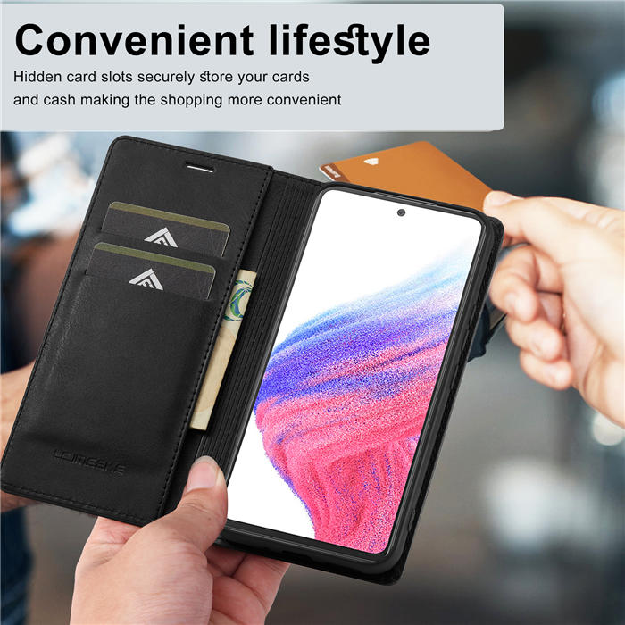 LC.IMEEKE Samsung Galaxy S23 FE Wallet Magnetic Case