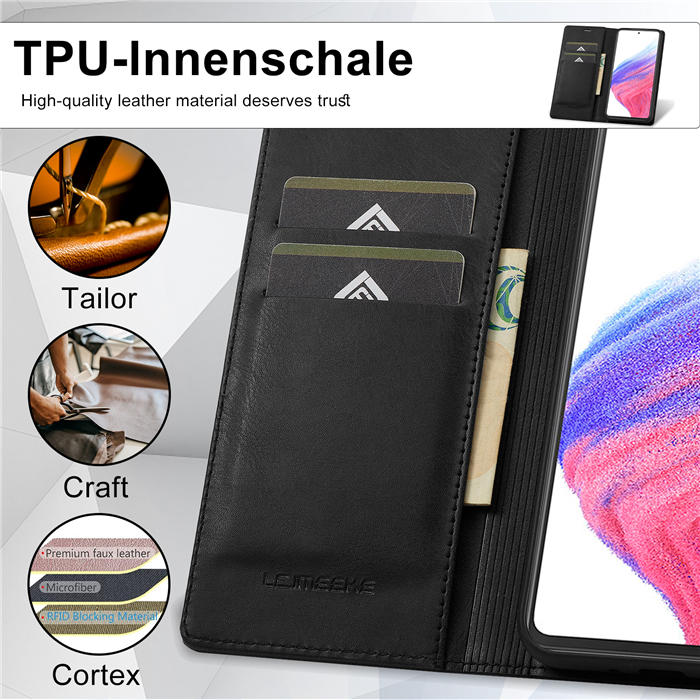 LC.IMEEKE Samsung Galaxy S23 FE Wallet Magnetic Case