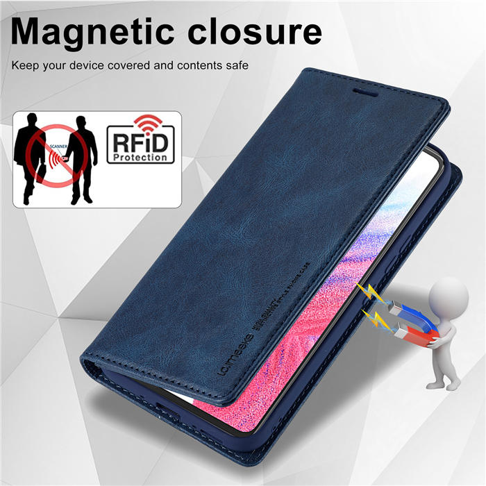 LC.IMEEKE Samsung Galaxy S23 FE Wallet Magnetic Case