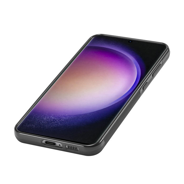 LC.IMEEKE Samsung Galaxy S23 Carbon Fiber Texture Phone Cover