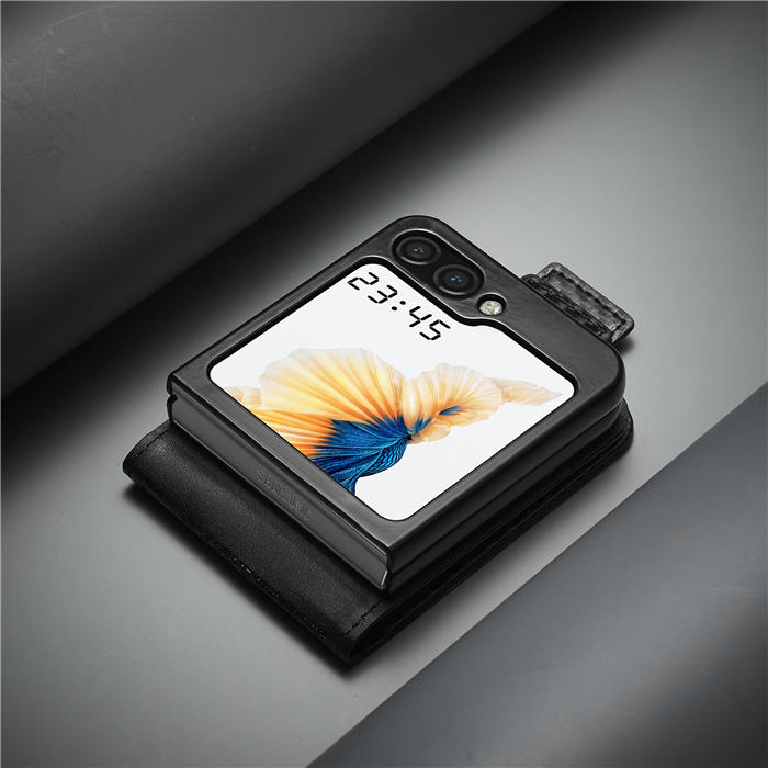 LC.IMEEKE Samsung Galaxy Z Flip5 Carbon Fiber Texture Cover