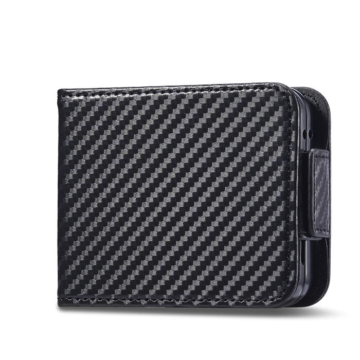 LC.IMEEKE Samsung Galaxy Z Flip5 Carbon Fiber Texture Cover