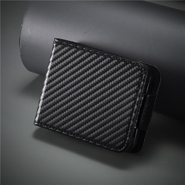LC.IMEEKE Samsung Galaxy Z Flip5 Carbon Fiber Texture Cover