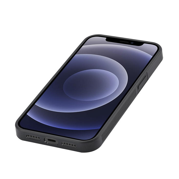 LC.IMEEKE iPhone 12 Mini Carbon Fiber Texture Phone Cover