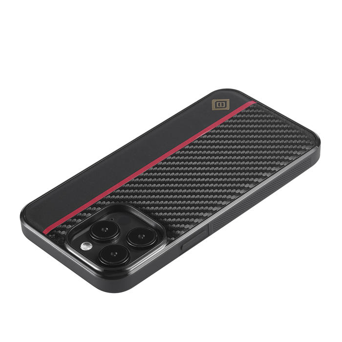 LC.IMEEKE iPhone 14 Pro Max Carbon Fiber Texture Phone Cover