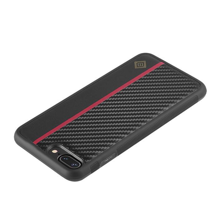LC.IMEEKE iPhone 7 Plus/8 Plus Carbon Fiber Texture Phone Cover