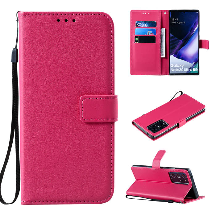 Samsung Galaxy Note 20 Ultra Wallet Kickstand Magnetic Case Rose