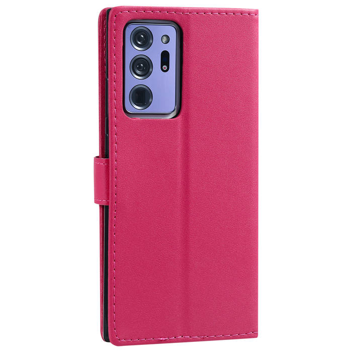Samsung Galaxy Note 20 Ultra Wallet Kickstand Magnetic Case Rose
