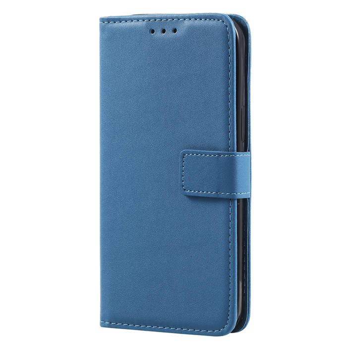 iPhone 12 Pro Max Wallet Kickstand Magnetic PU Leather Case Sky Blue