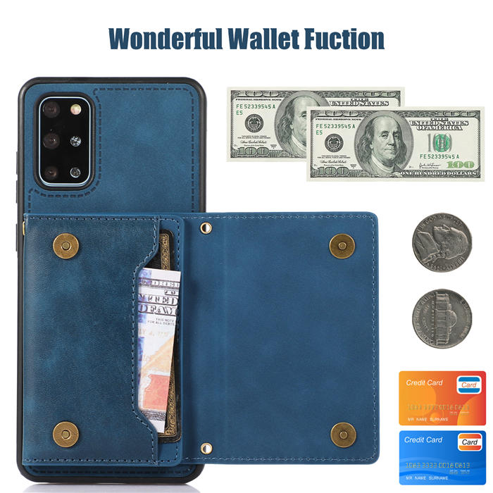 Bling Crossbody Bag Wallet Samsung Galaxy S20 Case with Lanyard Strap