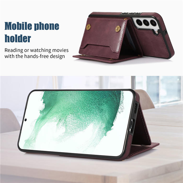 Bling Crossbody Bag Wallet Samsung Galaxy S21 FE Case with Lanyard Strap