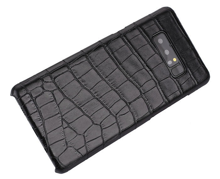 Samsung Galaxy Note 8 Genuine Leather Embossed Crocodile Back Cover Case