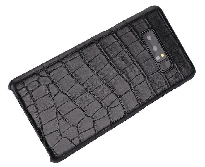 Samsung Galaxy Note 8 Genuine Leather Embossed Crocodile Back Cover Case