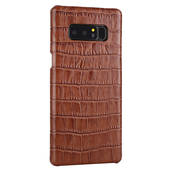 Samsung Galaxy Note 8 Genuine Leather Embossed Crocodile Back Cover Case