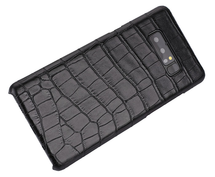 Samsung Galaxy Note 8 Genuine Leather Embossed Crocodile Back Cover Case