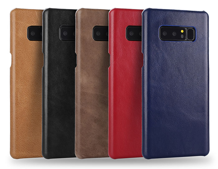 Samsung Galaxy Note 8 Genuine Leather Matte Back Cover Case