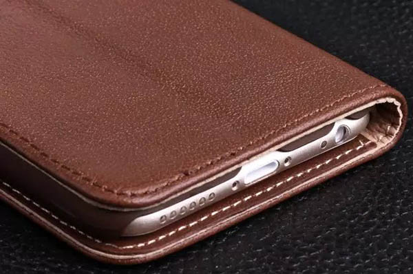 Tree Pattern Genuine Leather Casual Stand Case For iPhone 6S Plus/6 Plus