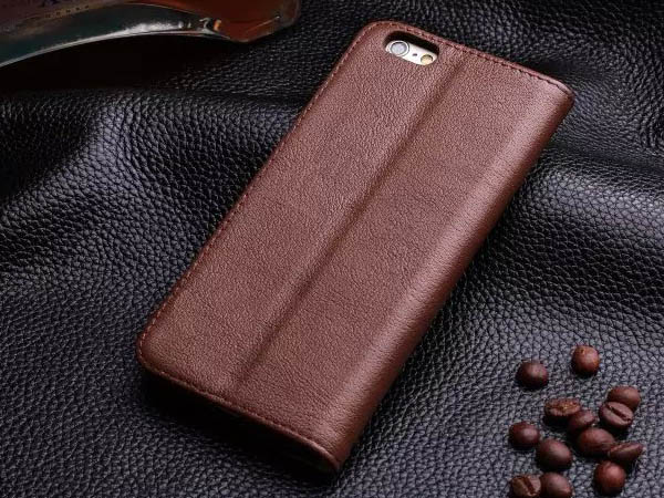 Tree Pattern Genuine Leather Casual Stand Case For iPhone 6S Plus/6 Plus