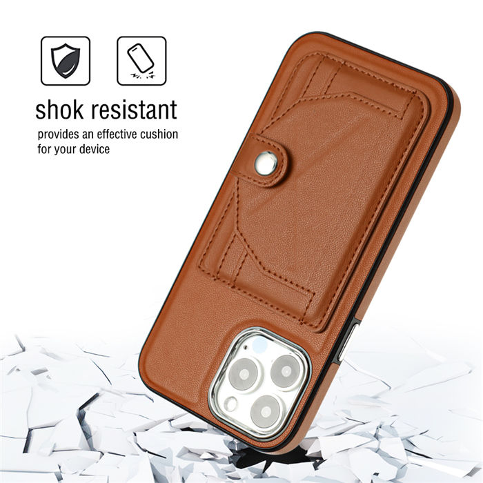 Silm Wallet Design Kickstand Card Holder Phone Case