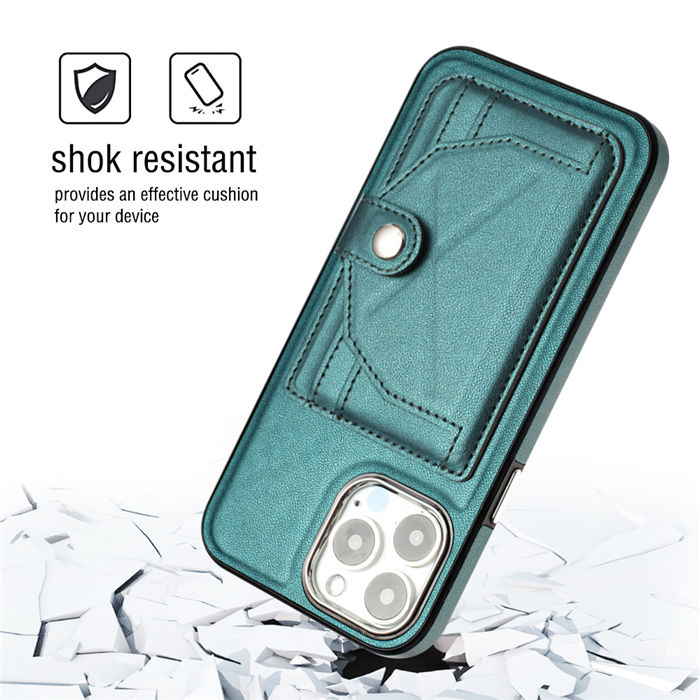 Silm Wallet Design Kickstand Card Holder Phone Case