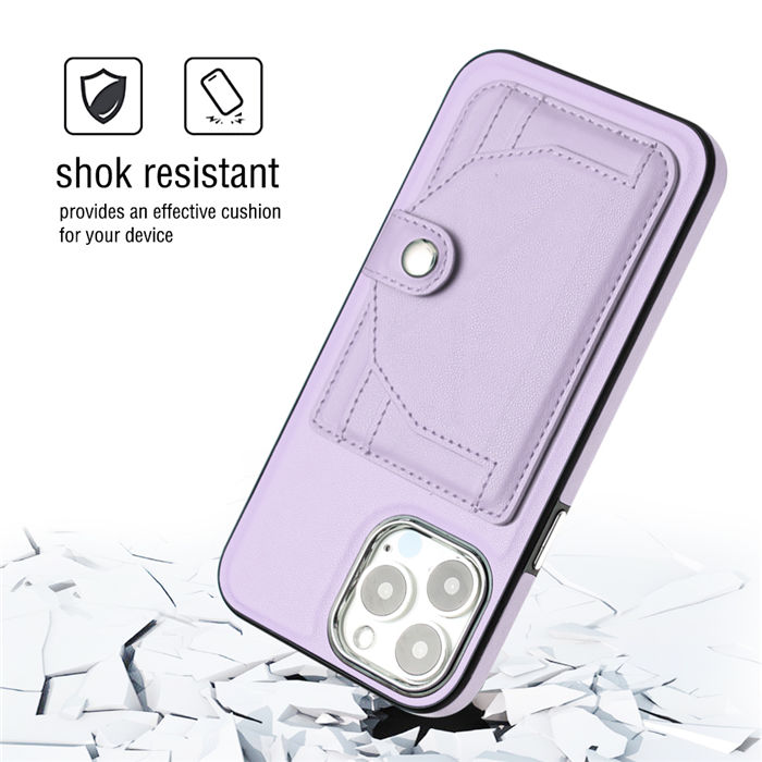 Silm Wallet Design Kickstand Card Holder Phone Case