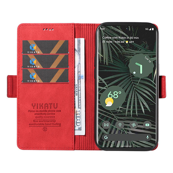 YIKATU Google Pixel 6 Pro Wallet Kickstand Case