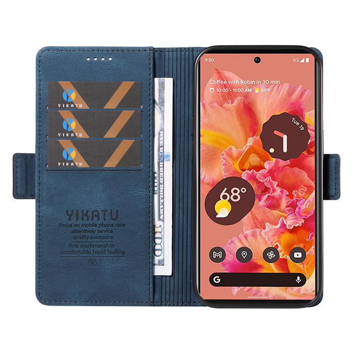 YIKATU Google Pixel 6 Wallet Kickstand Case