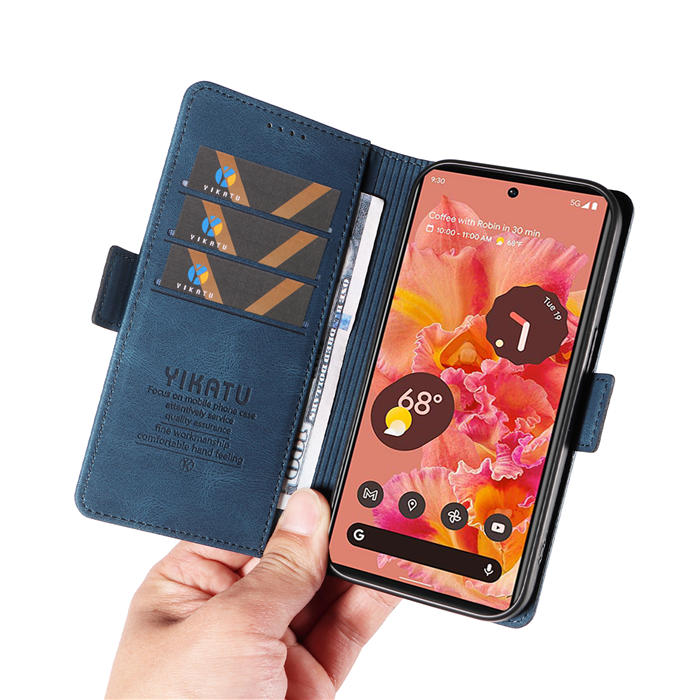 YIKATU Google Pixel 6 Wallet Kickstand Case