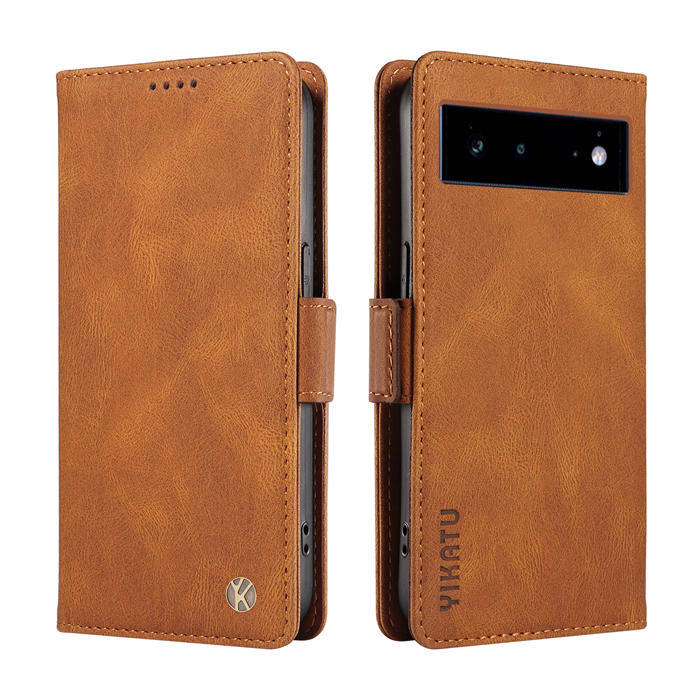 YIKATU Google Pixel 6 Wallet Kickstand Case