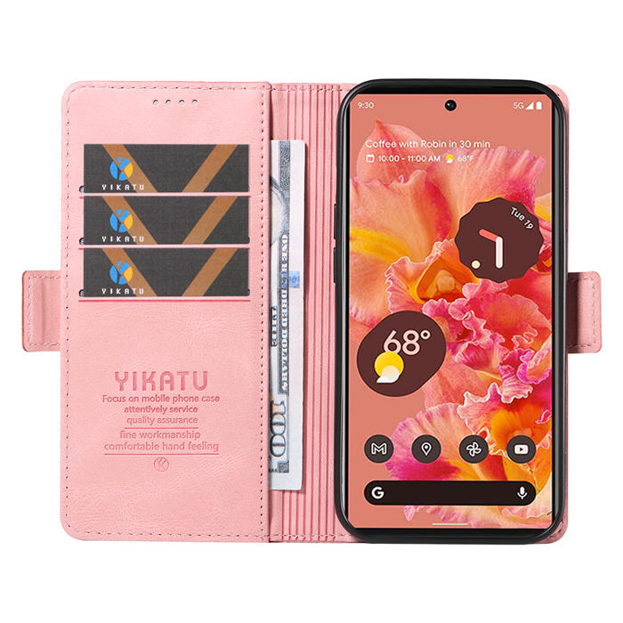 YIKATU Google Pixel 6 Wallet Kickstand Case