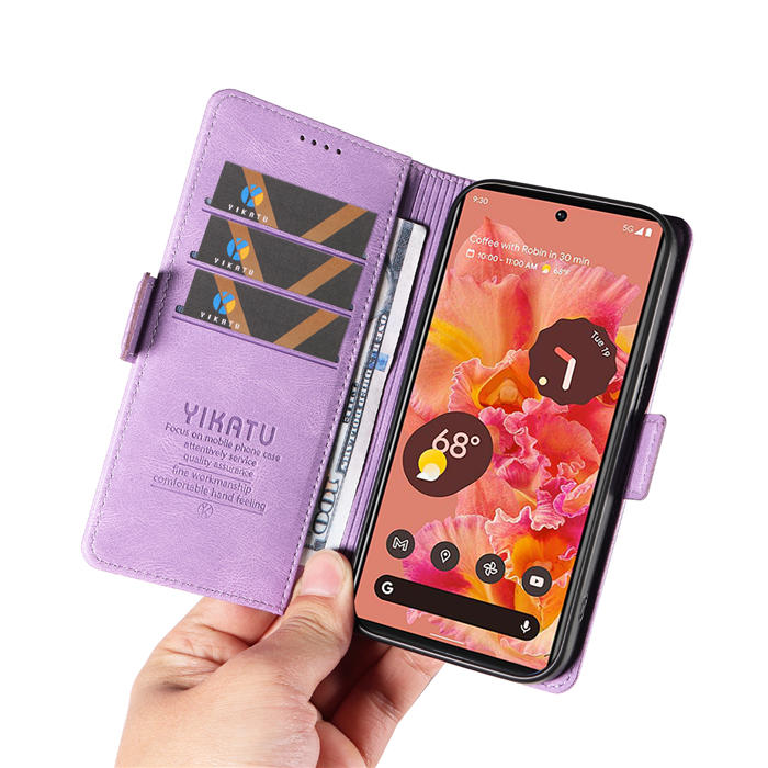 YIKATU Google Pixel 6 Wallet Kickstand Case