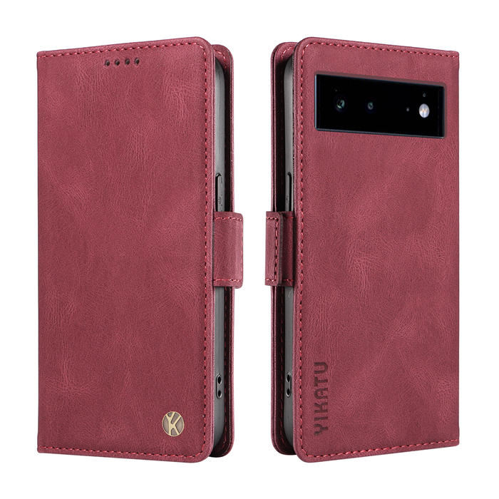 YIKATU Google Pixel 6 Wallet Kickstand Case