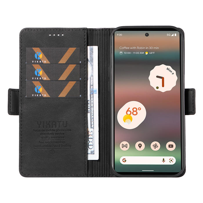 YIKATU Google Pixel 6A Wallet Kickstand Case