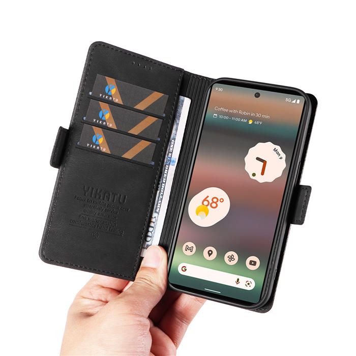 YIKATU Google Pixel 6A Wallet Kickstand Case