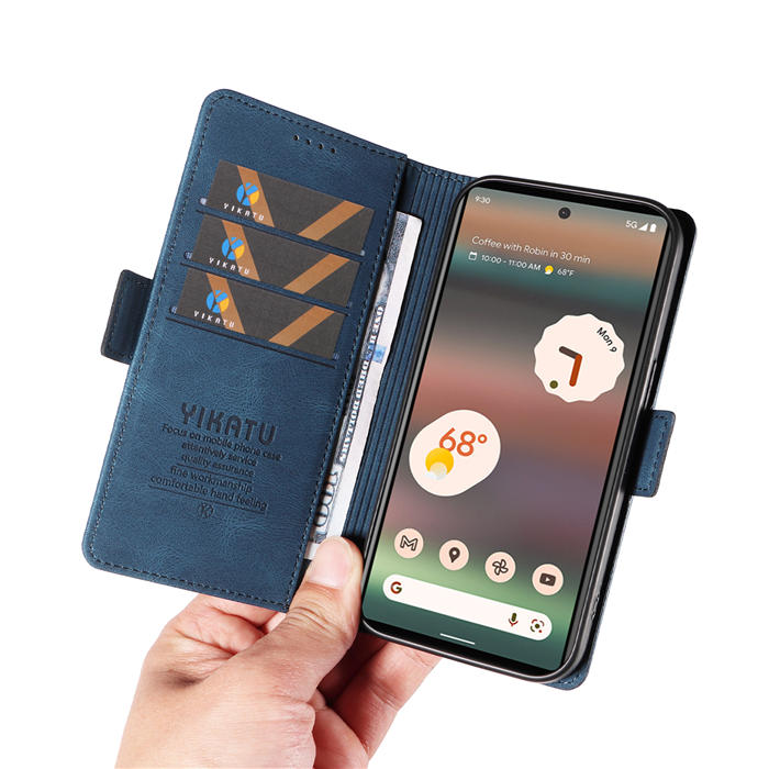 YIKATU Google Pixel 6A Wallet Kickstand Case