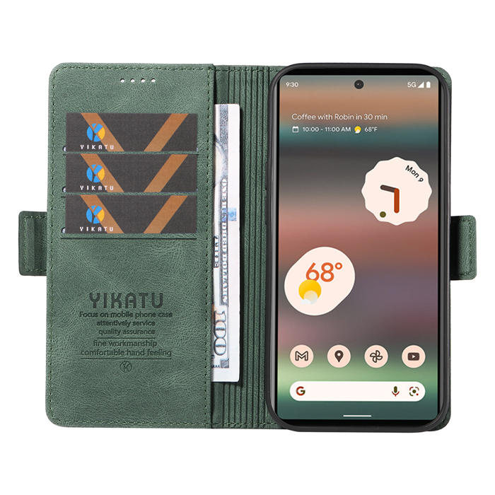 YIKATU Google Pixel 6A Wallet Kickstand Case