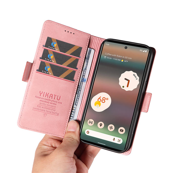 YIKATU Google Pixel 6A Wallet Kickstand Case