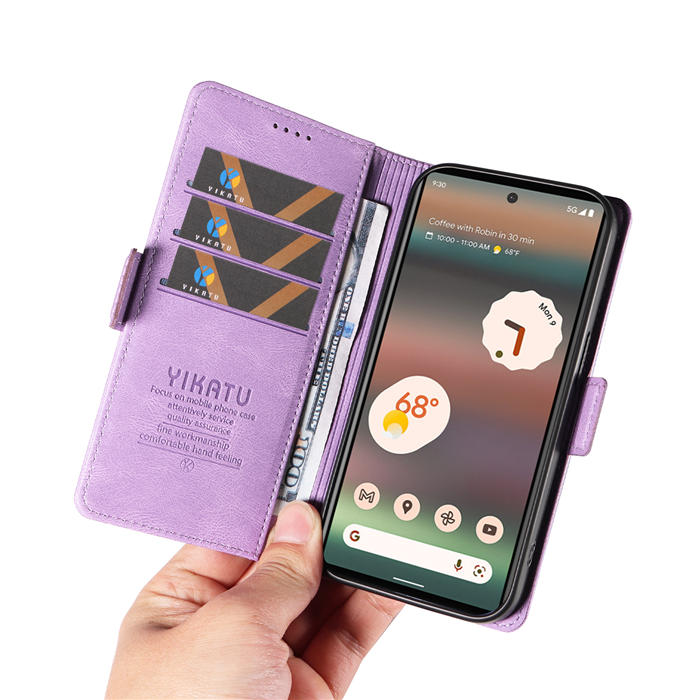 YIKATU Google Pixel 6A Wallet Kickstand Case