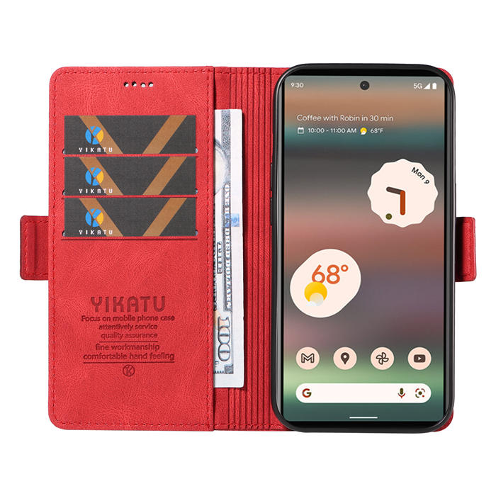 YIKATU Google Pixel 6A Wallet Kickstand Case