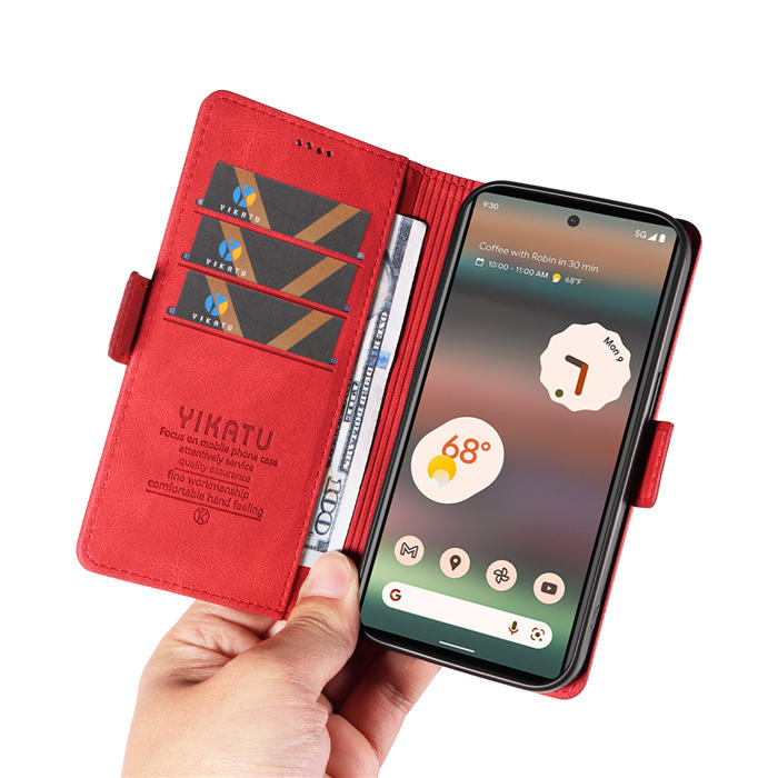 YIKATU Google Pixel 6A Wallet Kickstand Case