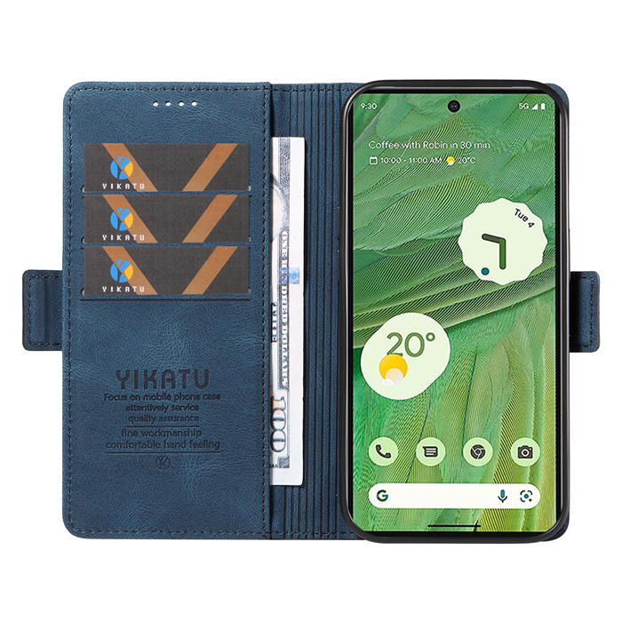 YIKATU Google Pixel 7 Wallet Kickstand Case