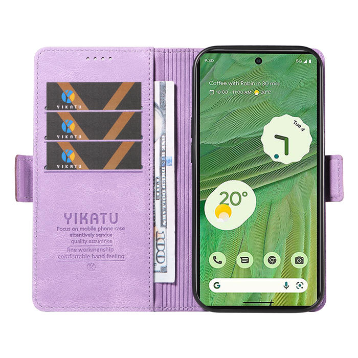 YIKATU Google Pixel 7 Wallet Kickstand Case