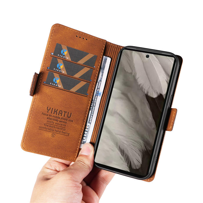 YIKATU Google Pixel 7A Wallet Kickstand Case