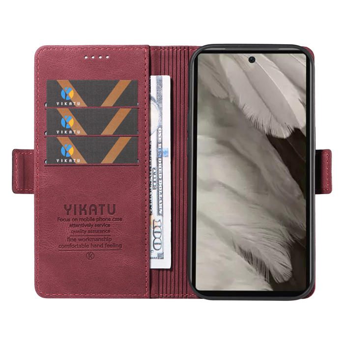 YIKATU Google Pixel 7A Wallet Kickstand Case