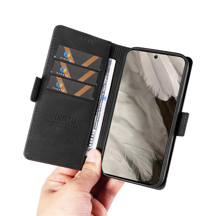 YIKATU Google Pixel 8 Wallet Kickstand Case